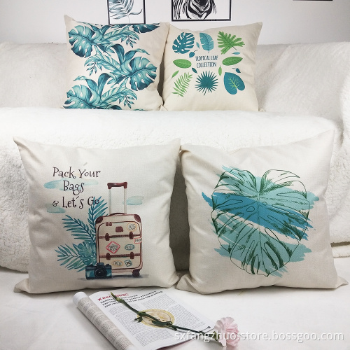 Polyester Peach Fabric Custom Print 3D Simple Classic Cushion